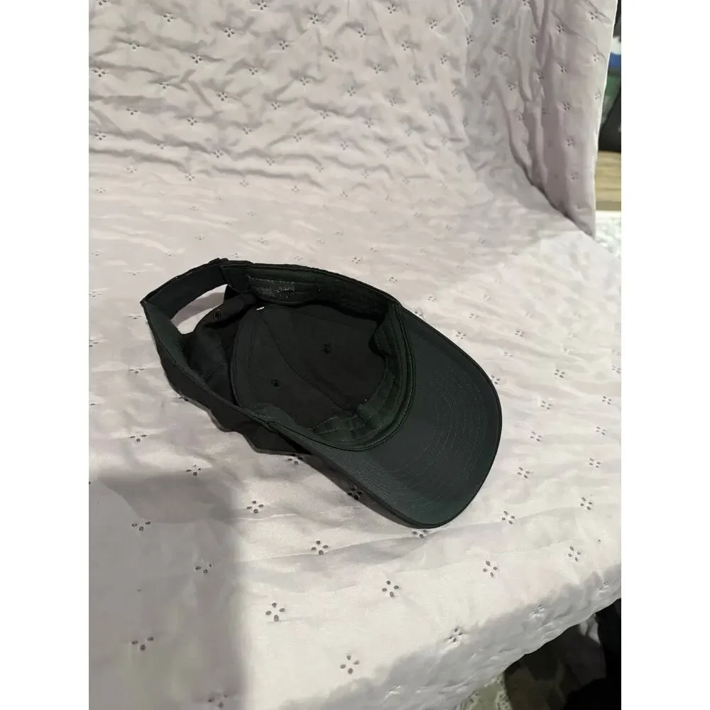 Nike Black White Swoosh Adjustable Baseball Cap Performance Hat